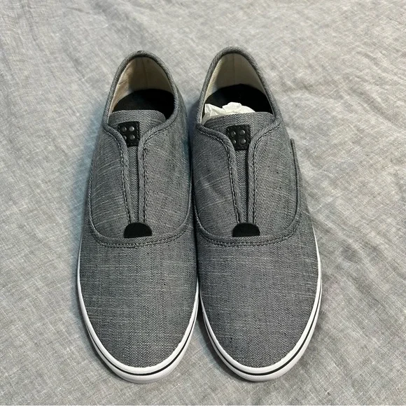 Gravis Dylan Rieder Slip On Sneakers in DK Navy Denim Size 11 NIB Discontinued